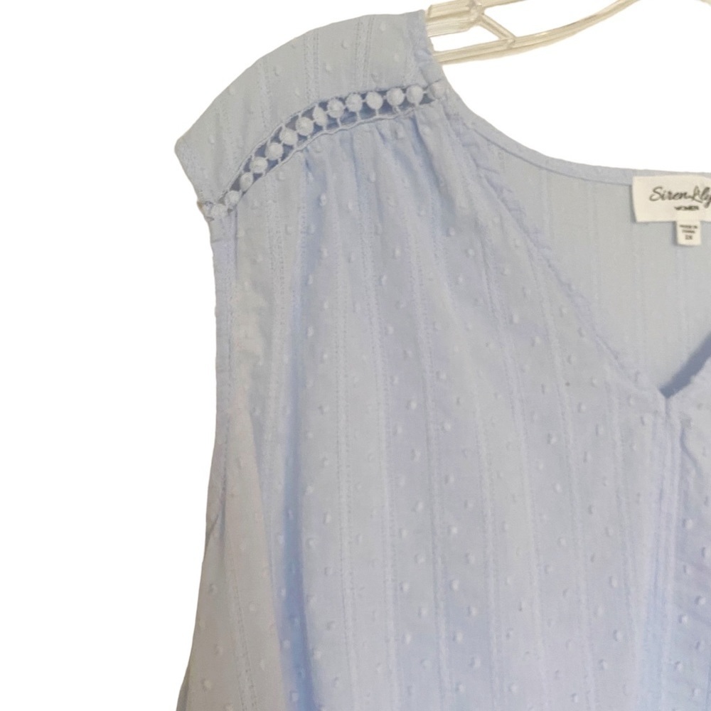 Siren Lily sleeveless Top Women Size 2X Summer Coastal - Picture 2 of 8